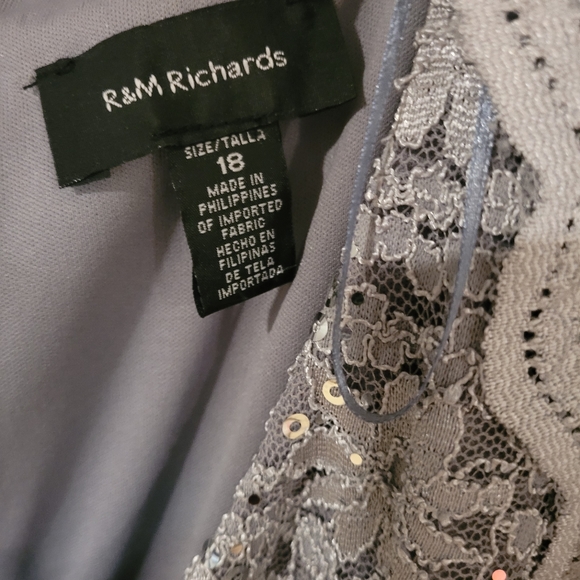 Silver/Grey Formal Gown with Jacket - Picture 6 of 6